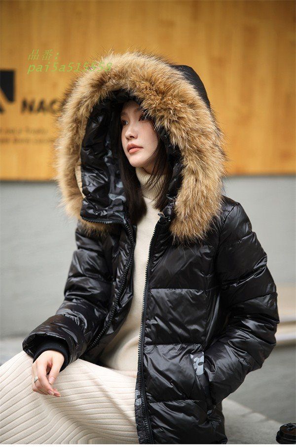 ダウン90％ ダウンコート レディース ロングコート ダウンジャケット フード付き 防寒着 ファー付き 軽い pai5a515558