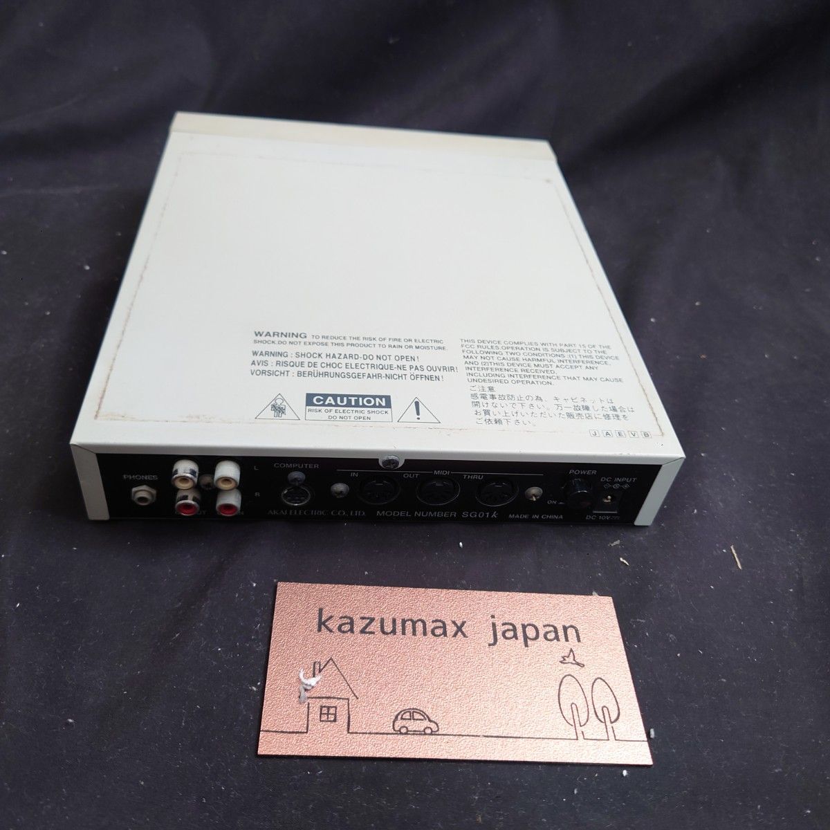 AKAI SG01k GMサウンド モジュール MIDI（ジャンク）
