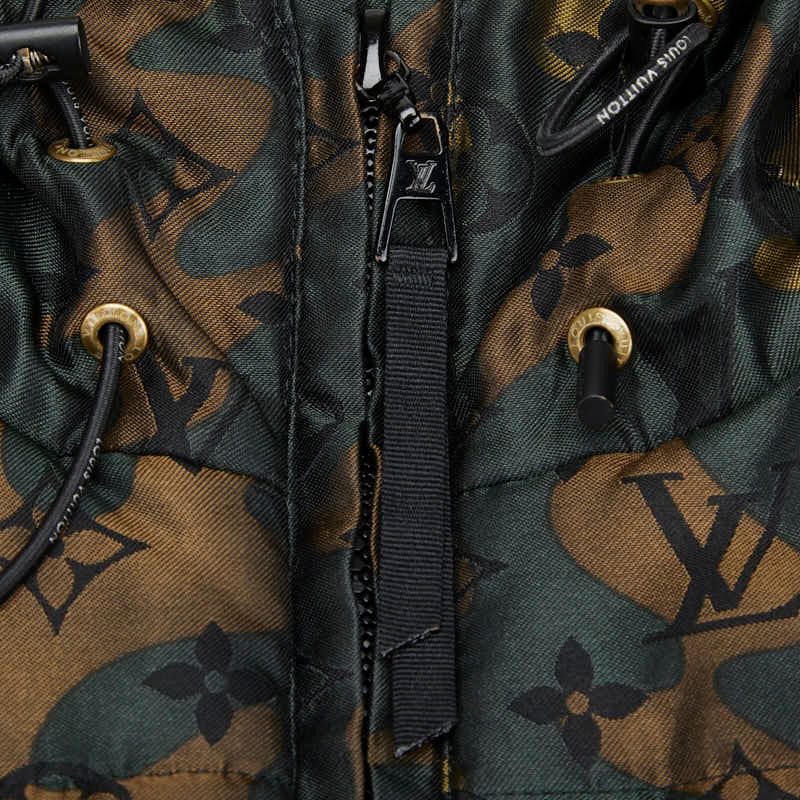 ルイ ヴィトン モノグラム カモフラージュ 中綿ジャケット サイズ:8