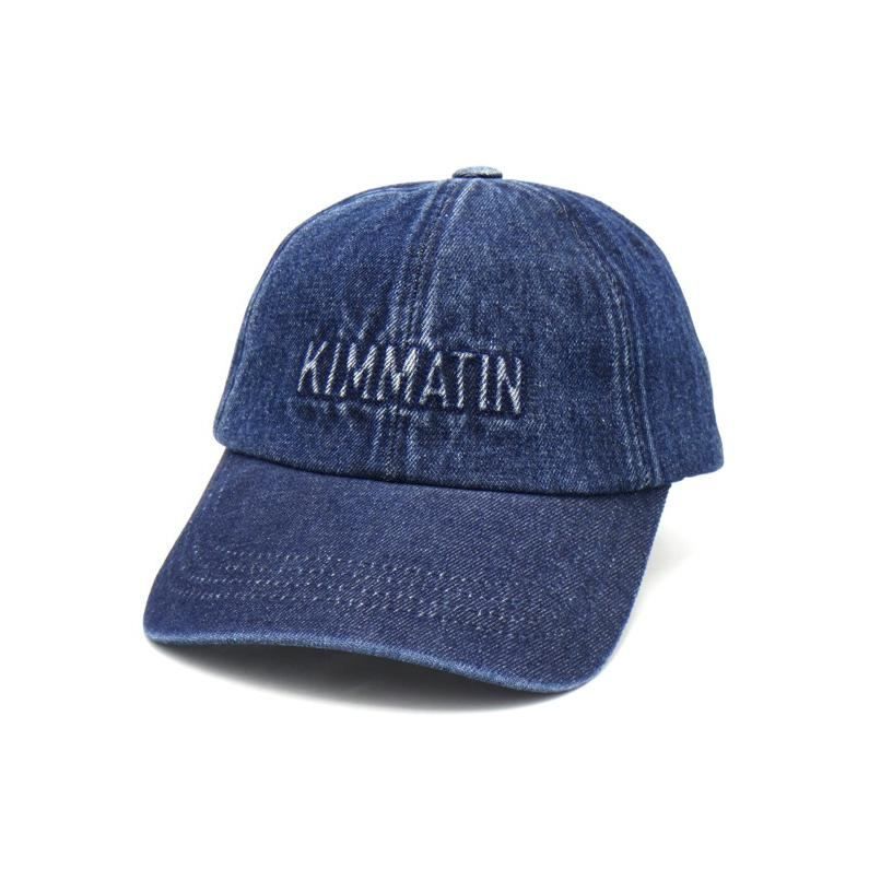 マーティンキム MATIN KIM 【 LOGO BRUSHED DENIM BALL CAP 】 デニム