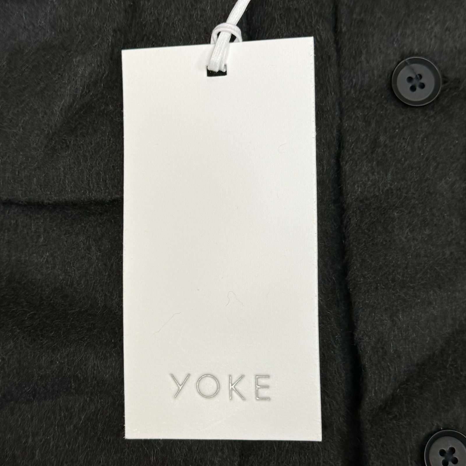 定価48400円 新品 YOKE 22AW Cotton Yak Oversized W Pocket Shirt