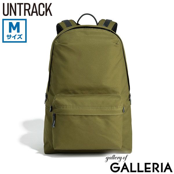 アントラック リュック メンズ 通勤 通学 大容量 UNTRACK デイパック バックパック 大きめ おしゃれ 軽量 A4 24L PC 2層 旅行 撥水 60027 カーキ