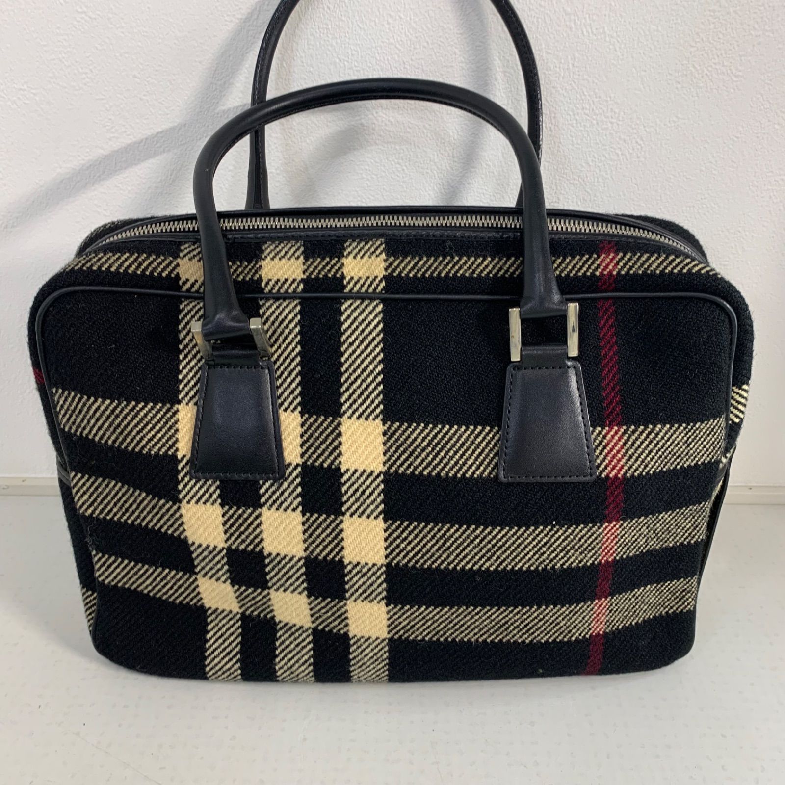 バーバリー BURBERRY チェック柄 ハンドバッグ 肩掛け ショルダー 