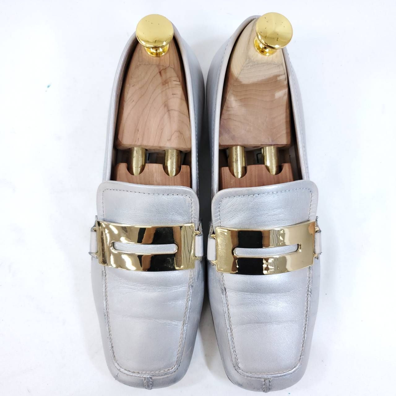 ペリーコ アネッリ フィッビア ローファー スクエアトゥ EU 35 本革 レザー