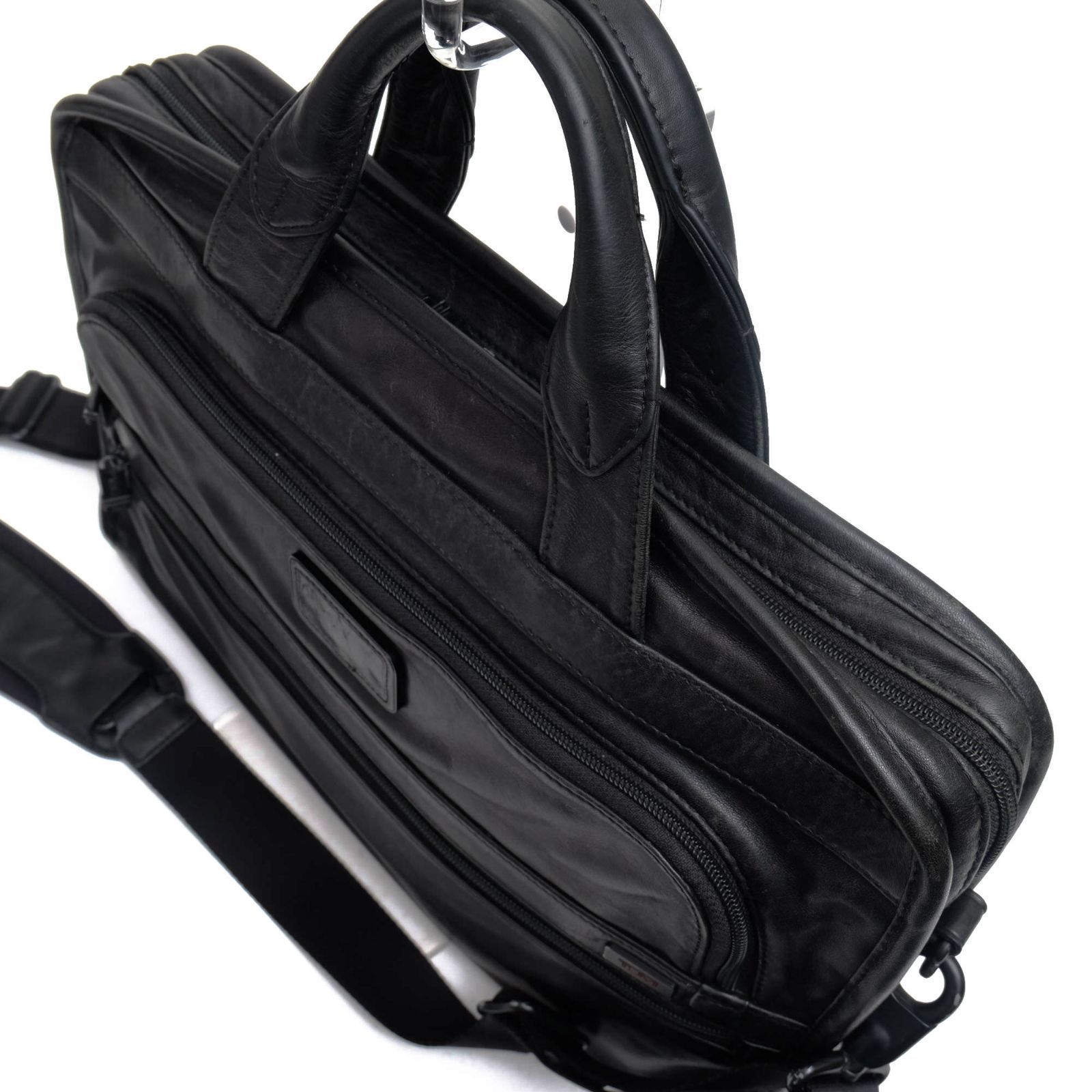トゥミ／TUMI バッグ ブリーフケース ビジネスバッグ 鞄 ビジネス メンズ 男性 男性用レザー 革 本革 ブラック 黒  96101DH ALPHA slim Deluxe Leather portfolio スリム・デラックス・レザー・ポートフォリオ 2WAY ショルダーバッグ 定番
