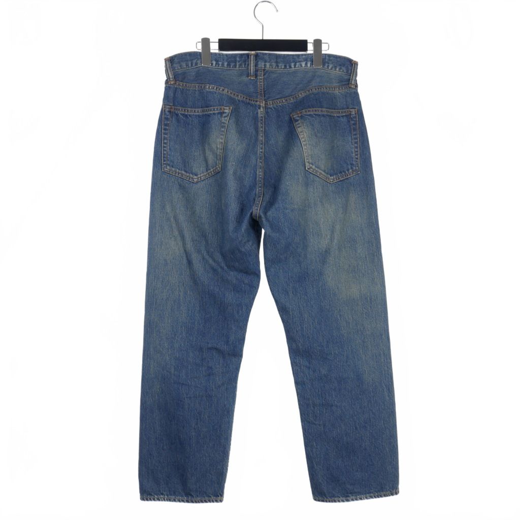 美品 アプレッセ34 Washed Denim Pants E a.presse アプレッセ A PRESSE Washed Denim Wide Pants ウォッシュド