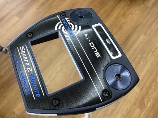 オデッセイ Ai-ONE SQUARE 2 SQUARE JAILBIRD 34インチ パター PT STROKE LAB 90 スチール フレックスその他 メンズ 男性用 右利き 右用 Bランク ゴルフクラブ