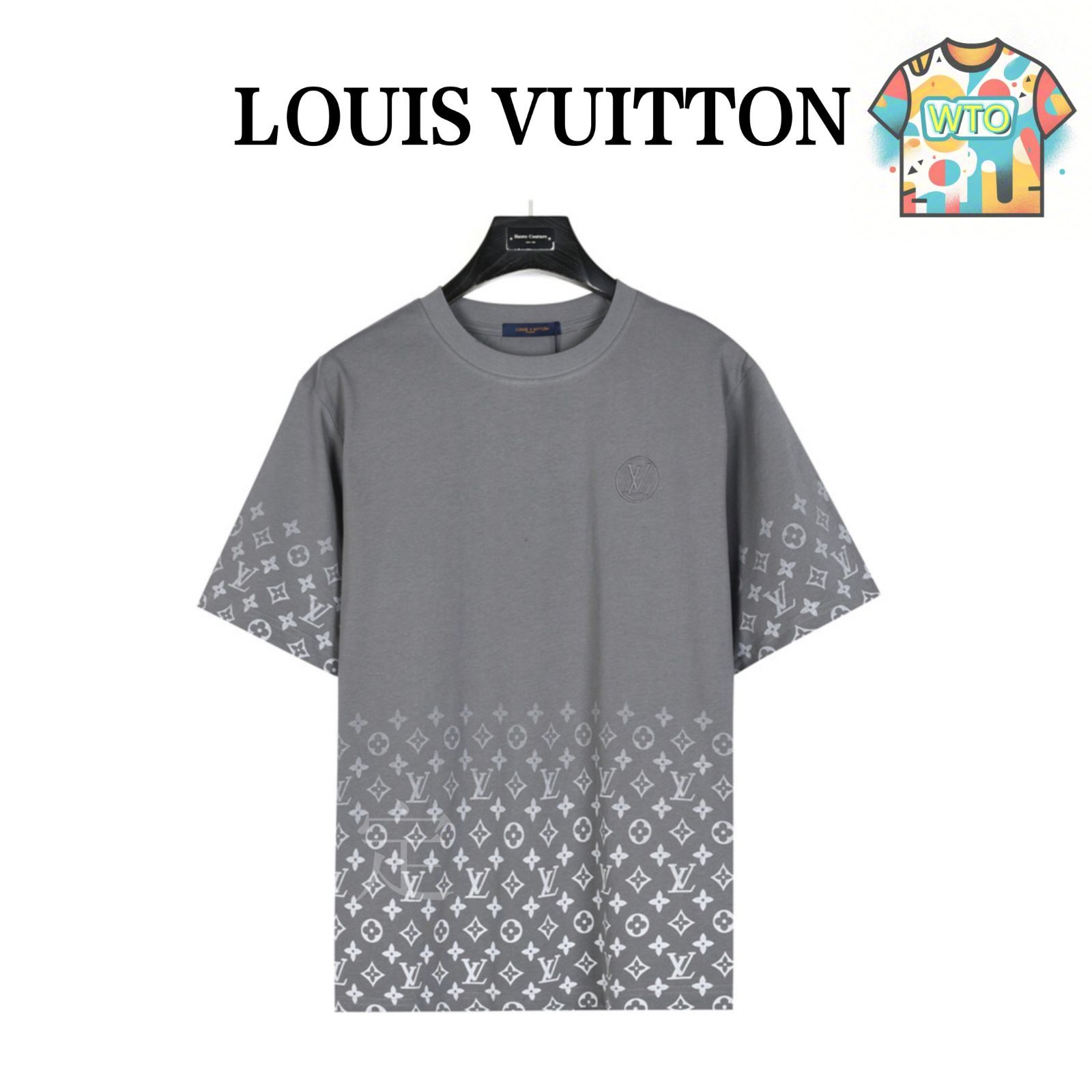 Louis Vuitton グラデーション フリル袖 Tシャツ 210.jpg