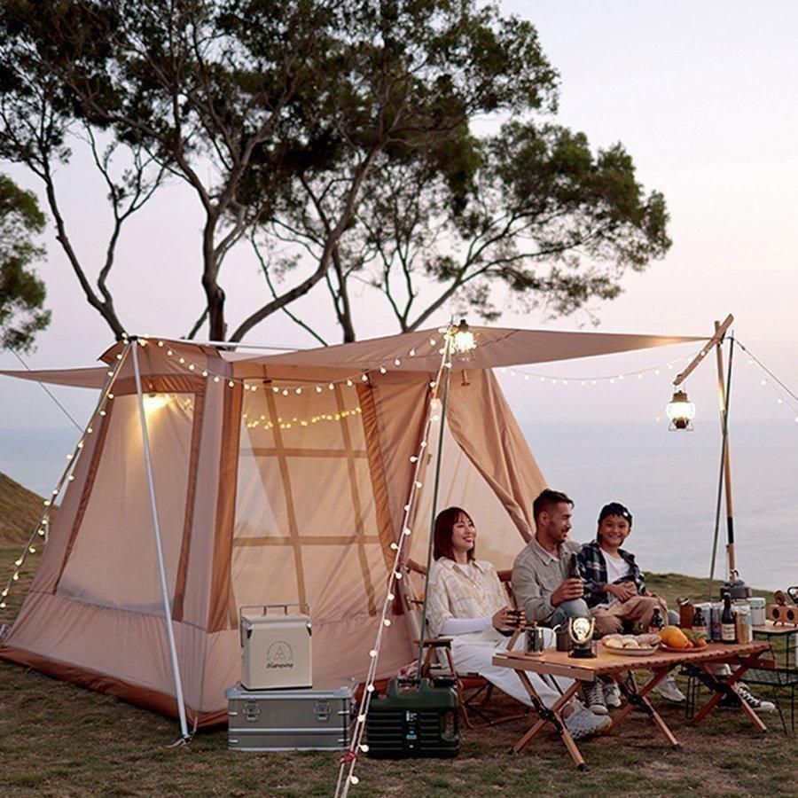 ロッジ型テントテントファミリーデュアルキャンプアウトドアキャンプテントおしゃれ2人用3人用4人5人6人用防風防水株式会社錦収納袋付きtxz-1140A 人気推薦◇4人ロッジ型テント テント ファミリー デュアル キャンプ