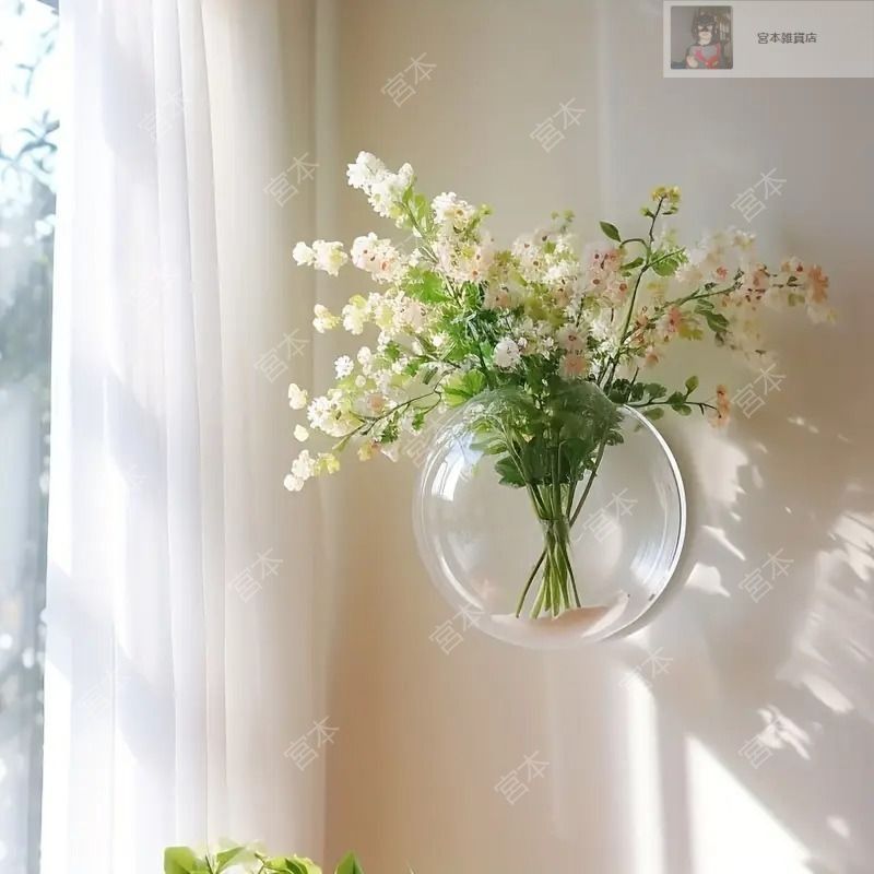 【新品未使用】花瓶　壁掛け Amazon.co.jp: 壁掛け花瓶 壁には、ベッドルームリビングルーム