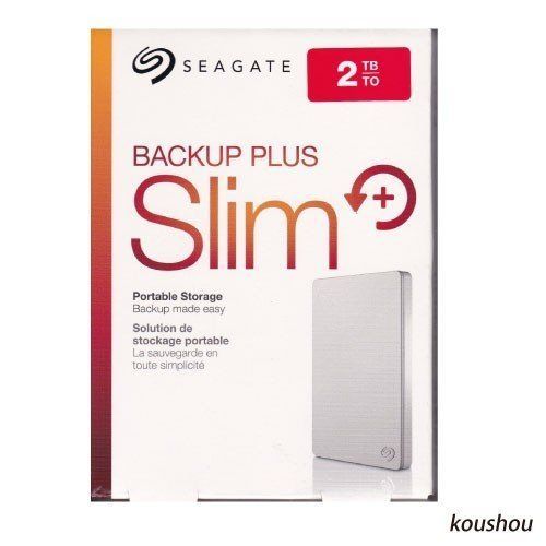 SEAGATE製 2.5インチ 2TB USB3.0接続外付けポータブルHDD STDR2000306