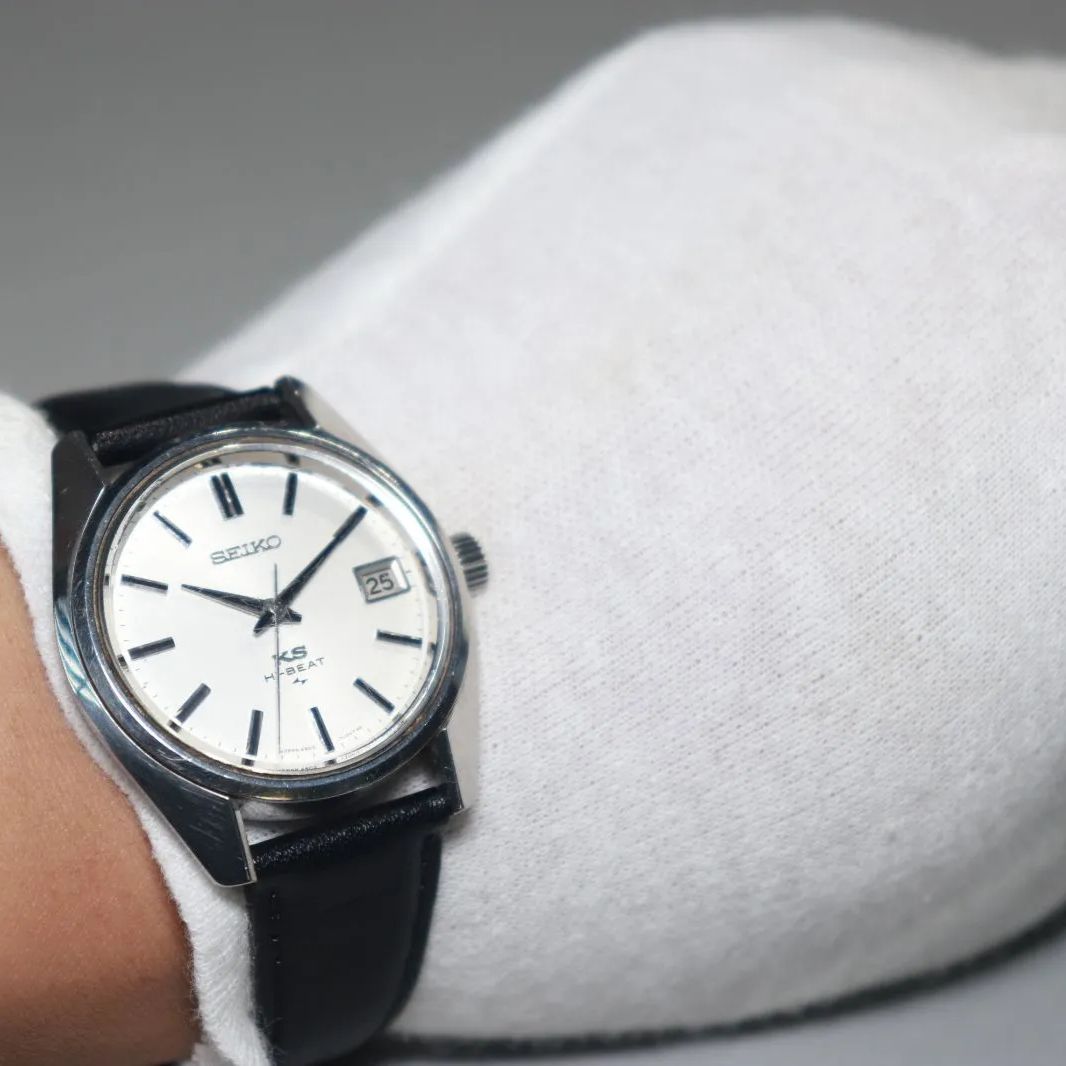 1971年製】KING SEIKO 45KS HI-BEAT KSメダリオン付 手巻き式 4502