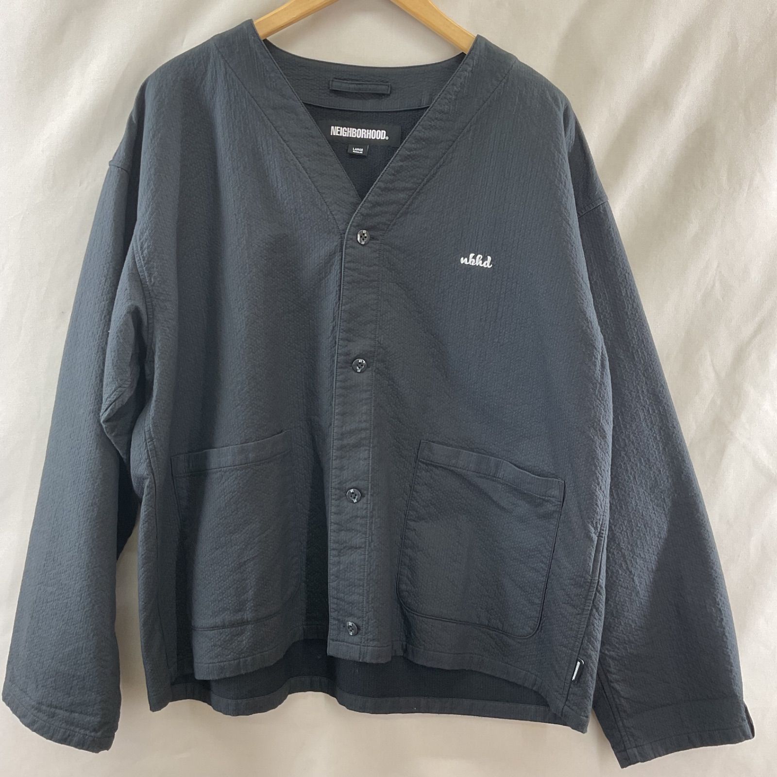 NEIGHBORHOOD ネイバーフッド 242SPNH-SHM05 NO COLLAR SHIRT LS ノー