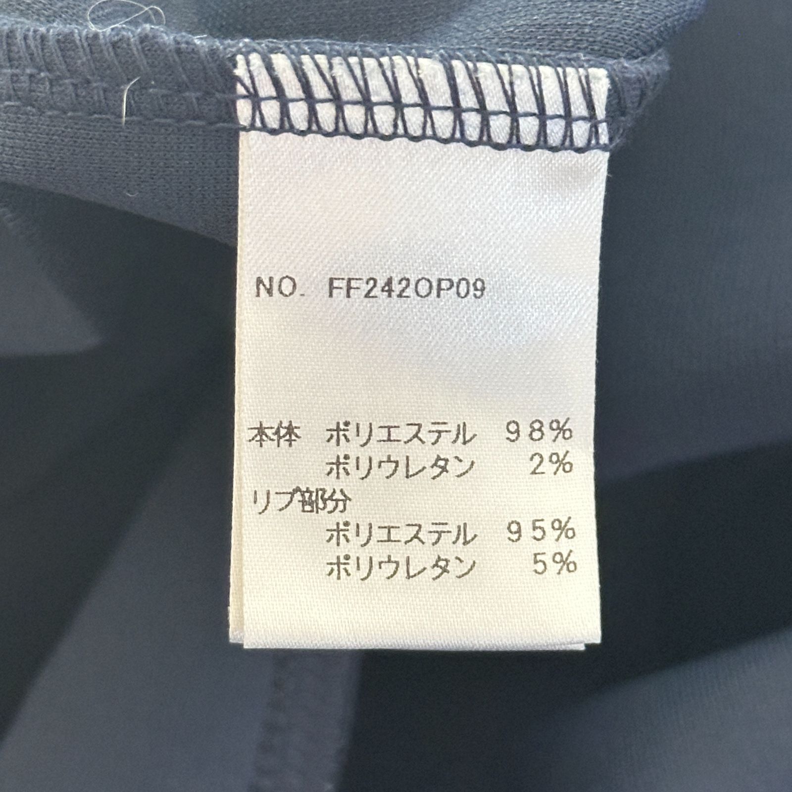 トラックキャンディーハーフジップワンピース