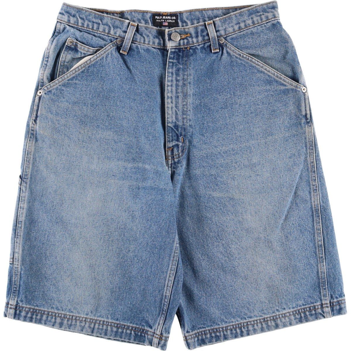 古着 ラルフローレン Ralph Lauren POLO JEANS COMPANY デニムショーツ ハーフパンツ メンズw32相当|eaa549255