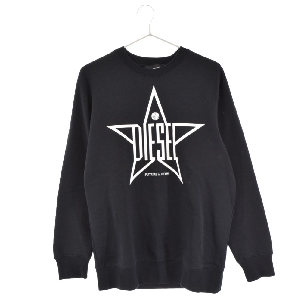 極美品✨ DIESEL ディーゼル メッシュ ブラック スウェット ds30070a.jpg