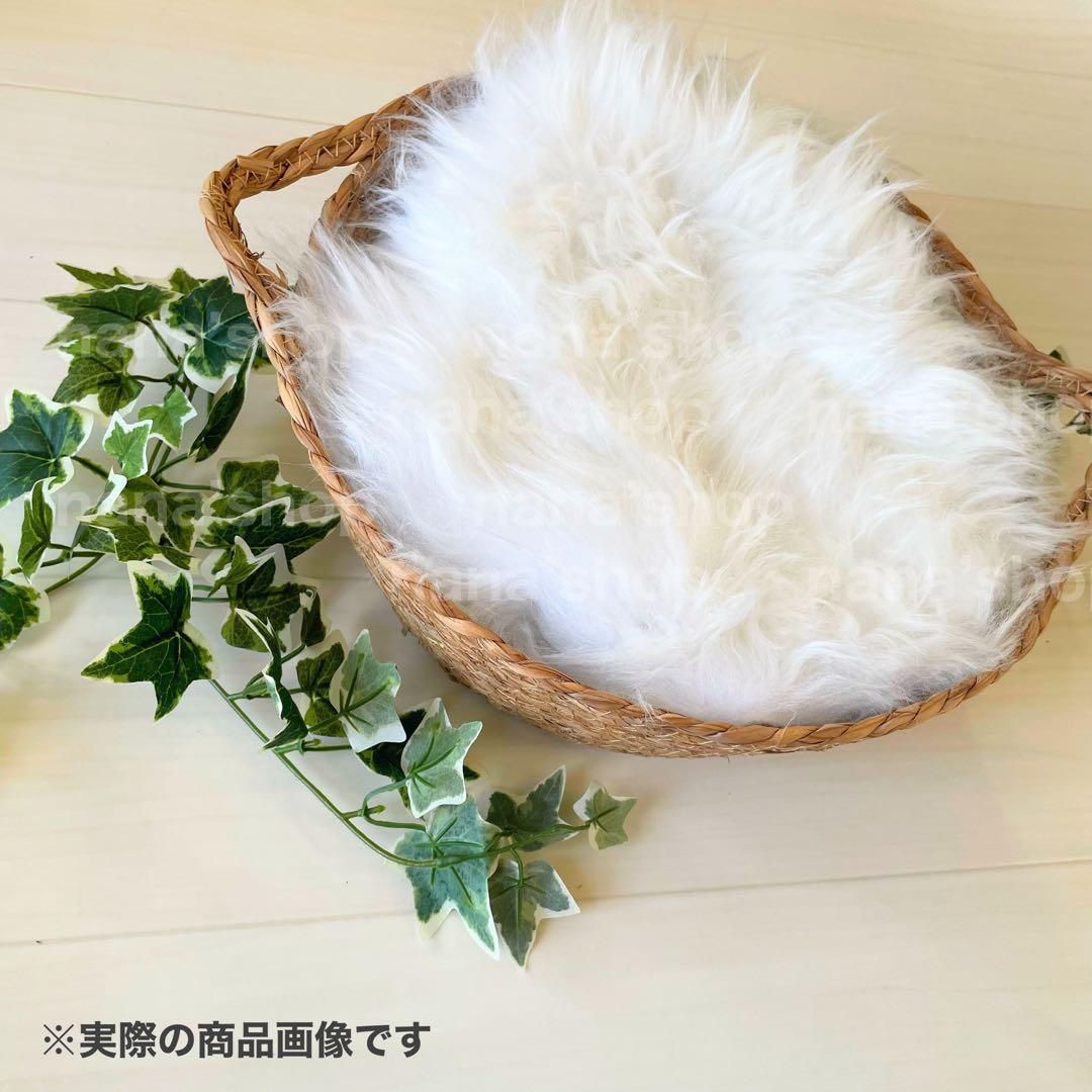 手編みバスケット♪かご ニューボーンフォト撮影 赤ちゃん記念かご 