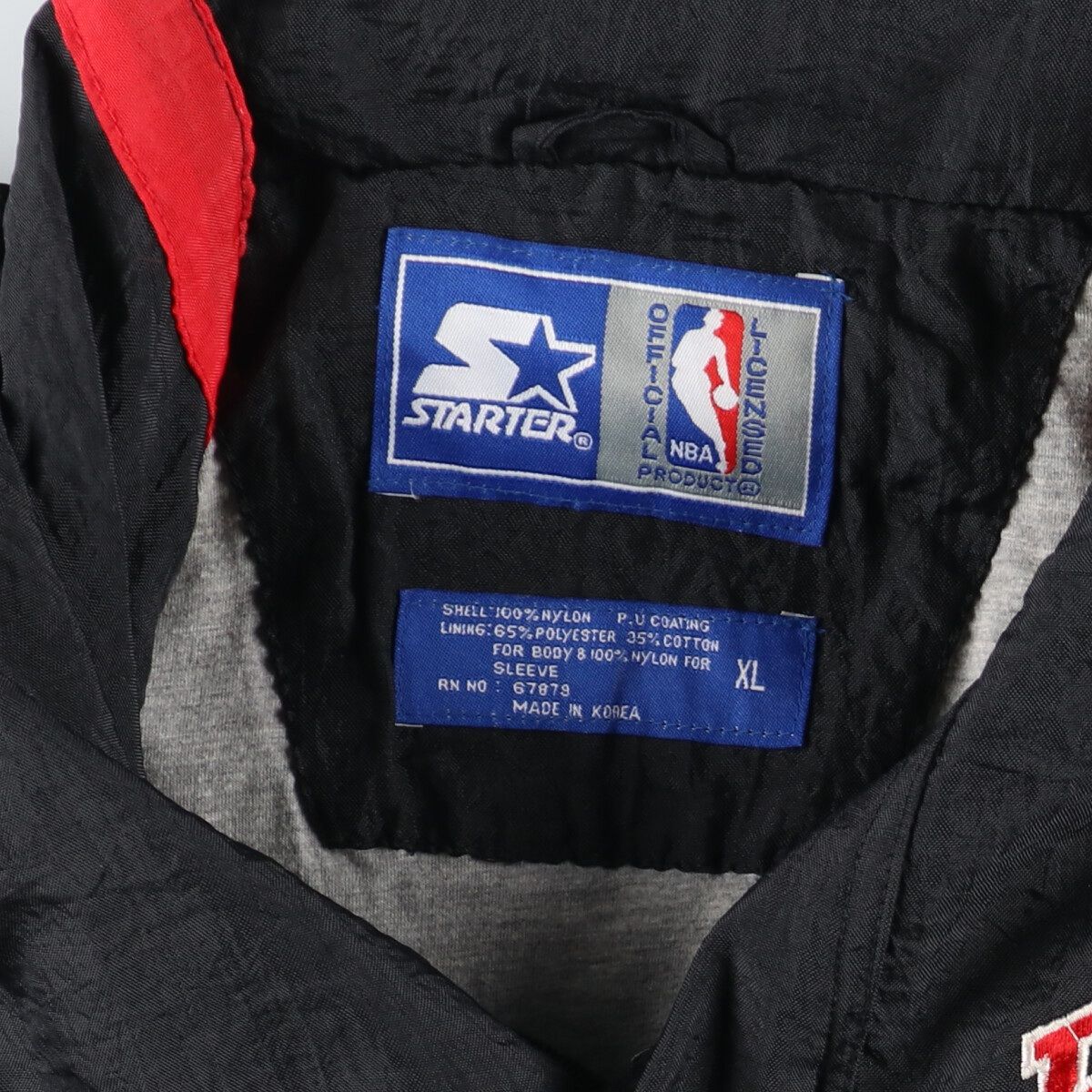 古着 90年代 スターター Starter NBA CHICAGO BULLS シカゴブルズ