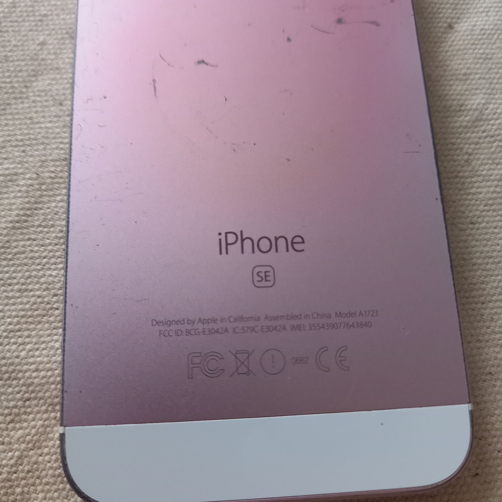 Apple iPhone SE Rose Gold 64GB ソフトバンク - メルカリ