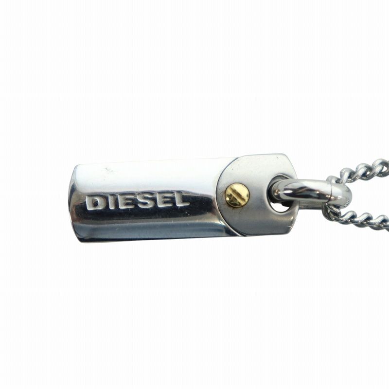 ディーゼル DIESEL ネックレス アクセサリー ペンダント ロゴ
