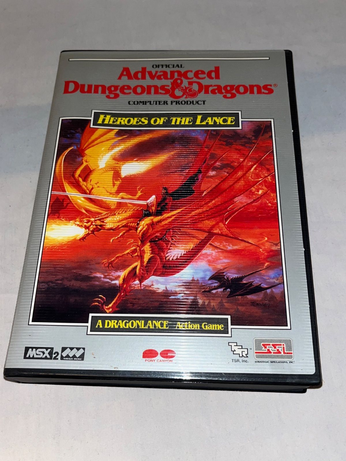 【激レア】HEROES OF THE LANCE   MSX2　カートリッジROMソフト