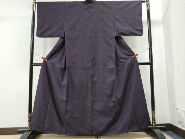 平和屋着物●本場結城紬　重要無形文化財　色無地　浅縹色　正絹　逸品　未使用　CAAZ2927yc 平和屋着物○本場結城紬 重要無形文化財 色無地 浅縹色 正絹 逸品