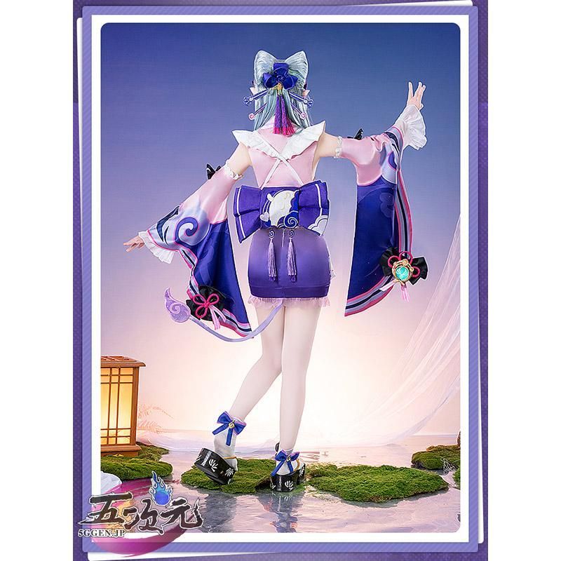 基萌 原神 コスプレ 夢見月瑞希 衣装 ※ウィッグ 靴 扇子 追加可