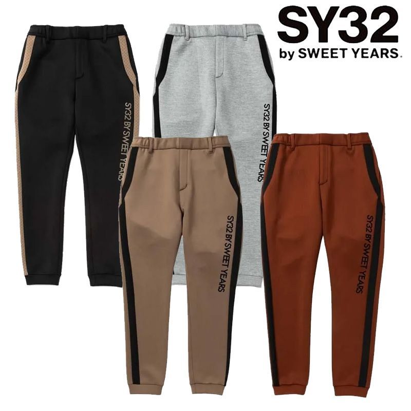 SY32 GOLF カードボード サイドラインパンツ SYG-25A1-07 日本 25秋冬 セットアップ