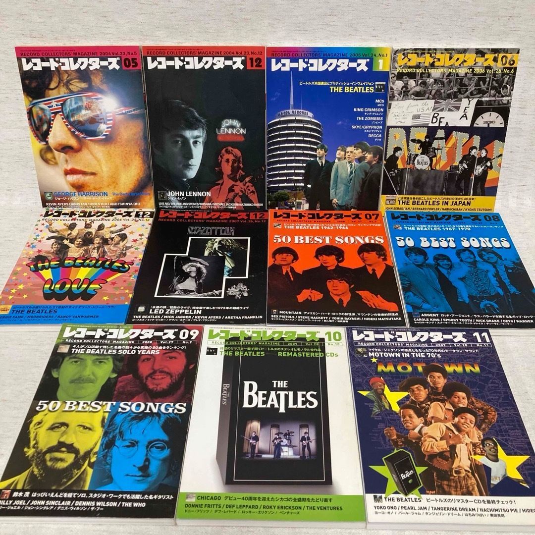 【まとめ売り】レコードコレクターズ　ビートルズ　雑誌・音楽　レココレ まとめ売り】レコードコレクターズ ビートルズ 雑誌・音楽