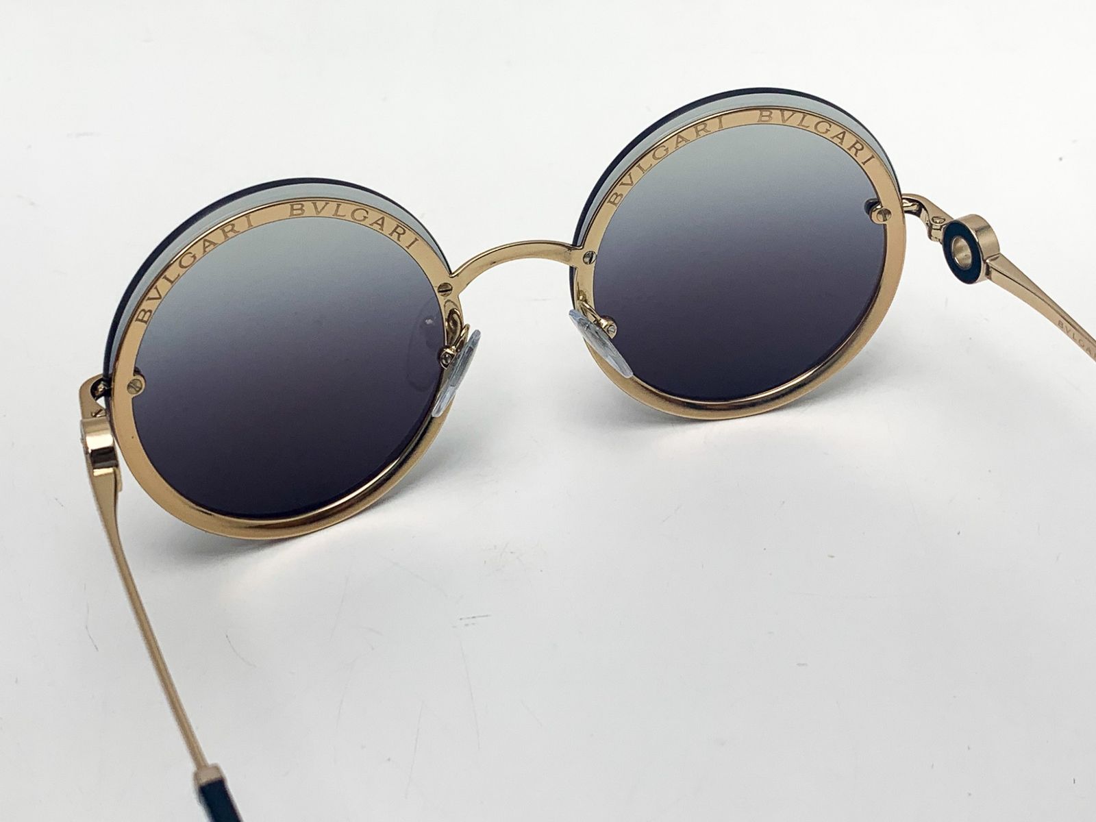 BVLGARI ブルガリ パレンテシ ラインストーン ボストン ツーブリッジ