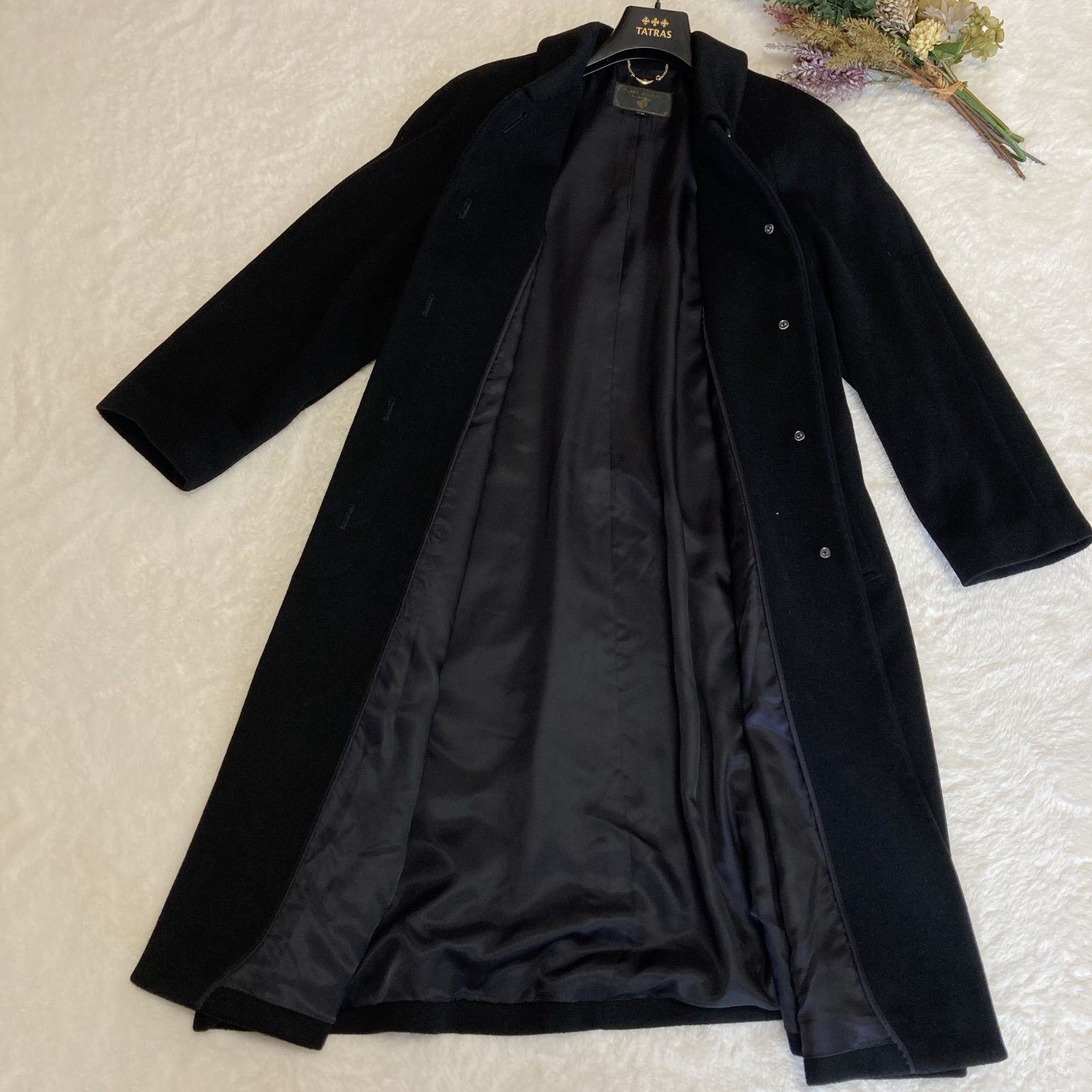 【希少】IMPERIAL GOLD 最高級カシミア100%　コート　パープル 希少】IMPERIAL GOLD 最高級カシミア100%コートパープル