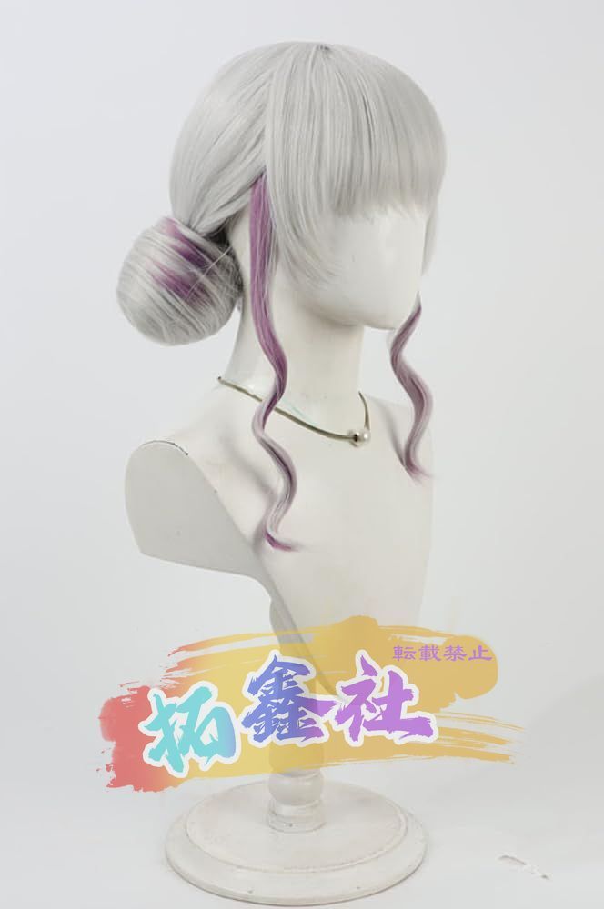 樋口楓 ひぐちかえで コスプレウィッグ フルウィッグ お団子 ぱっつん