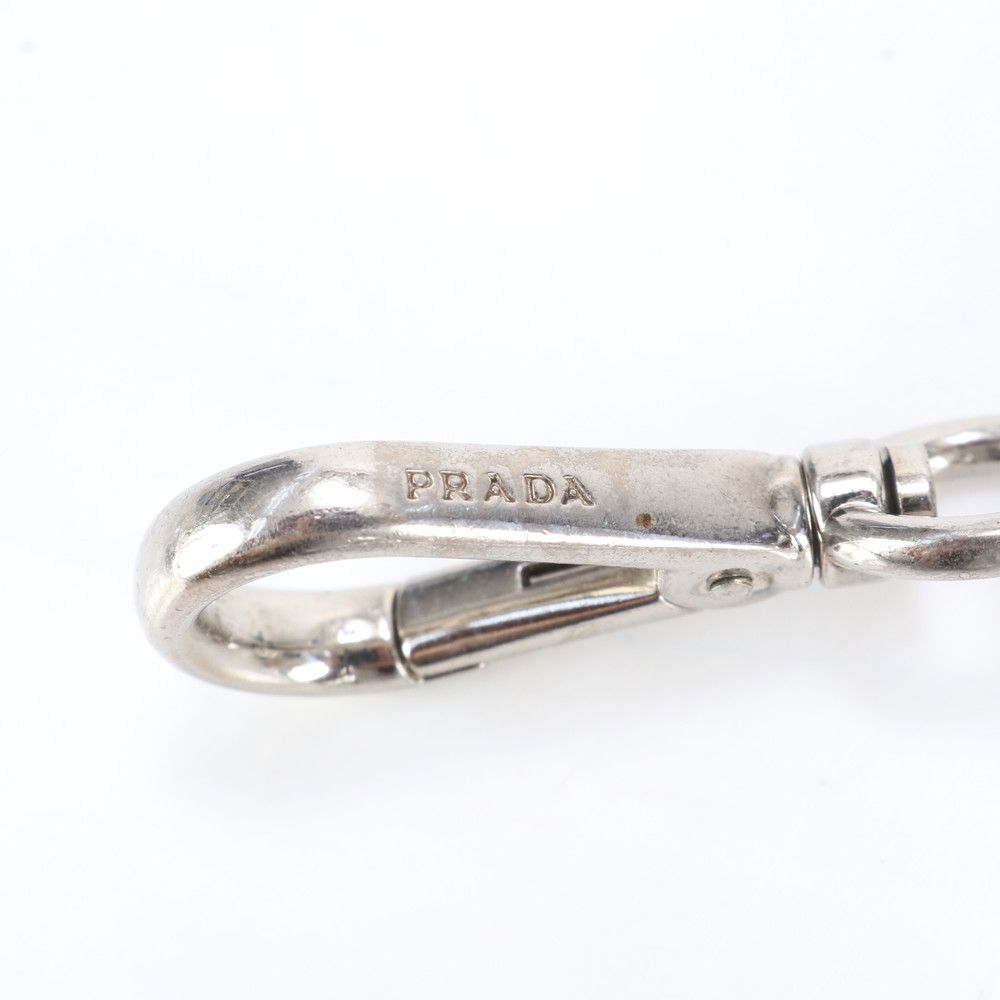 PRADA - ■新品■未使用■ PRADA プラダ サフィアーノレザー ストラップ キーホルダー チャーム レディース メンズ イエロー系 FI9412 PRADA - □新品□未使用□ PRADA プラダ サフィアーノレザー