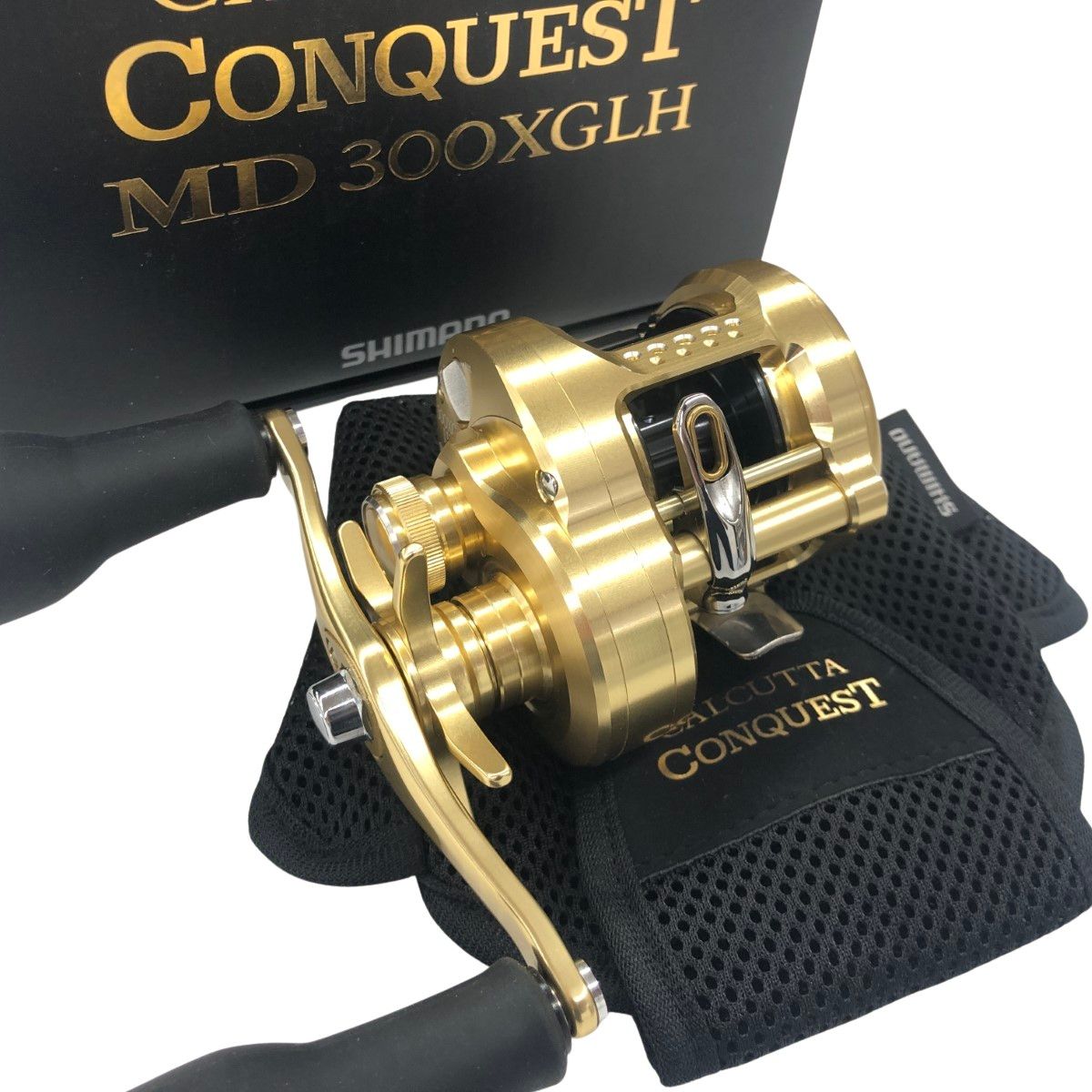 σσSHIMANO シマノ 23カルカッタコンクエストMD300XGLH 美品 程度A 箱付  