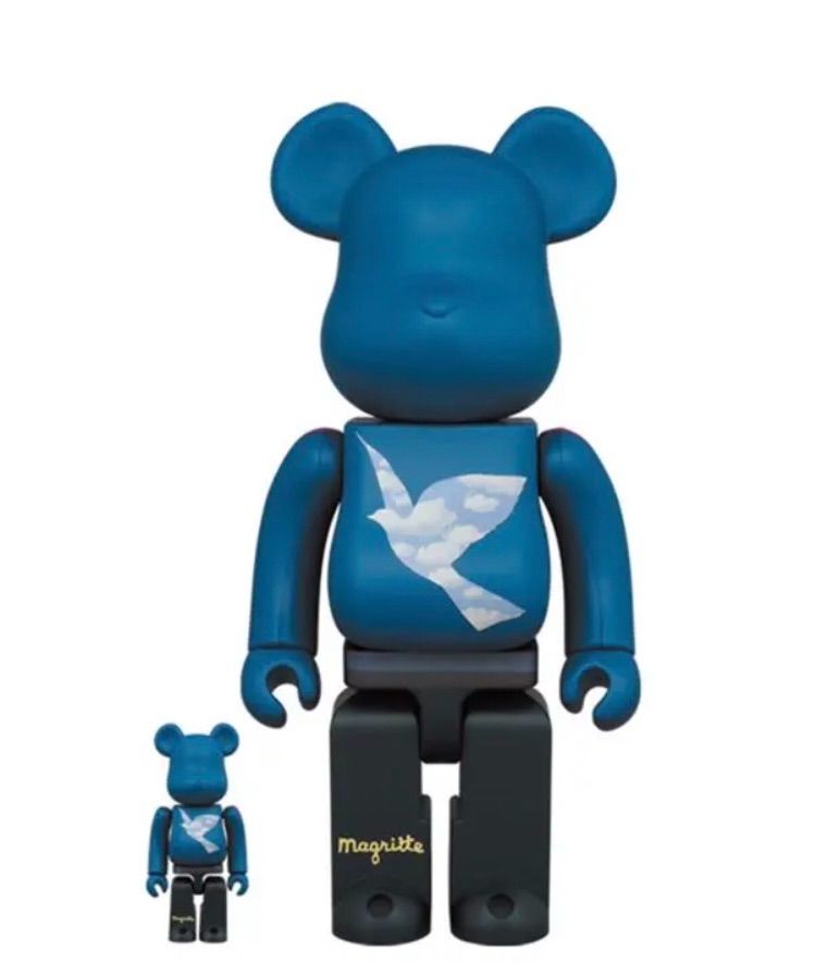 BE@RBRICK René Magritte ルネマグリット100%&amp;400% BE@RBRICK Rene Magritte 400% ルネ マグリット - メルカリ