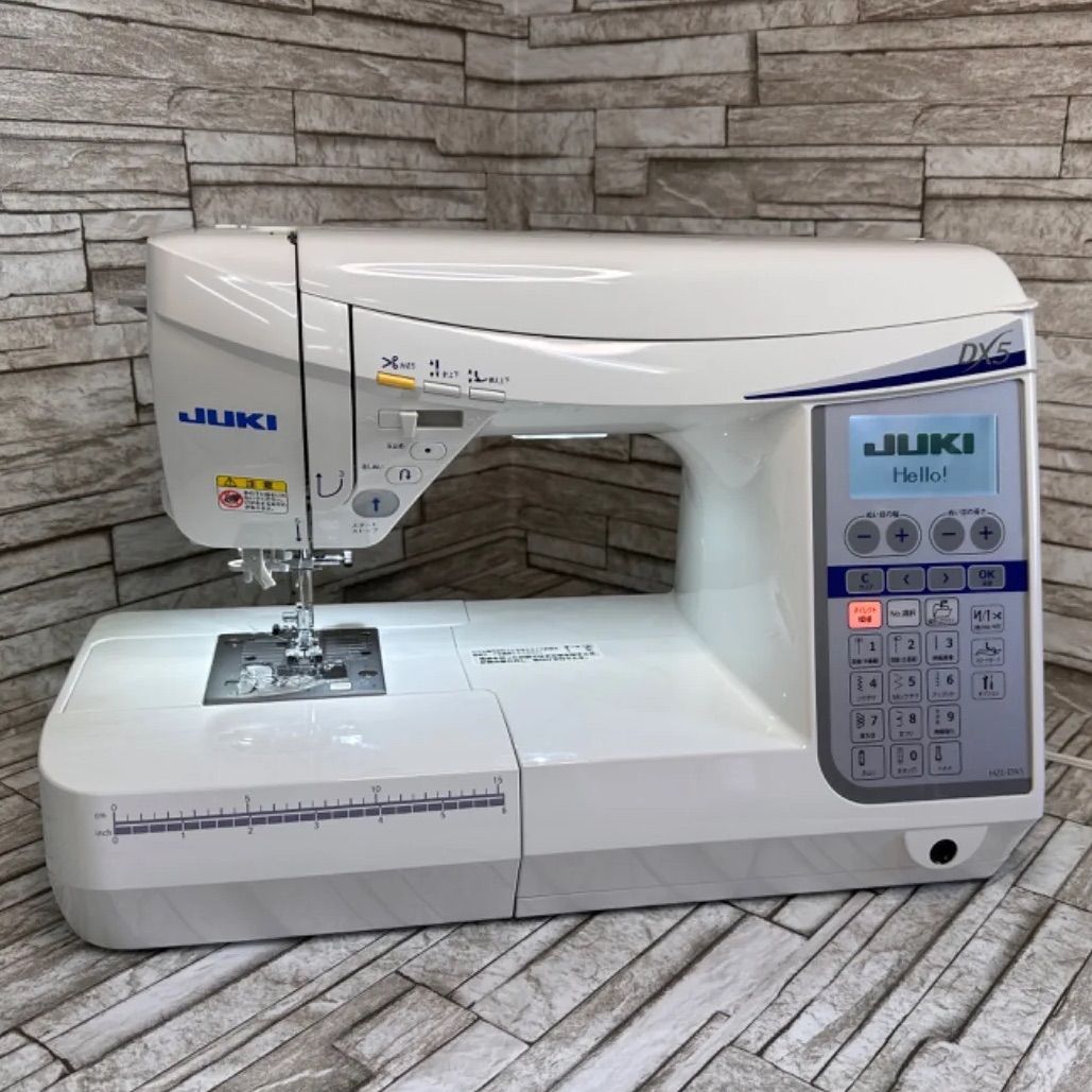 JUKI ジューキ コンピューターミシン HZL-DX5 JUKIミシン☆HZL-DX5☆超美品☆