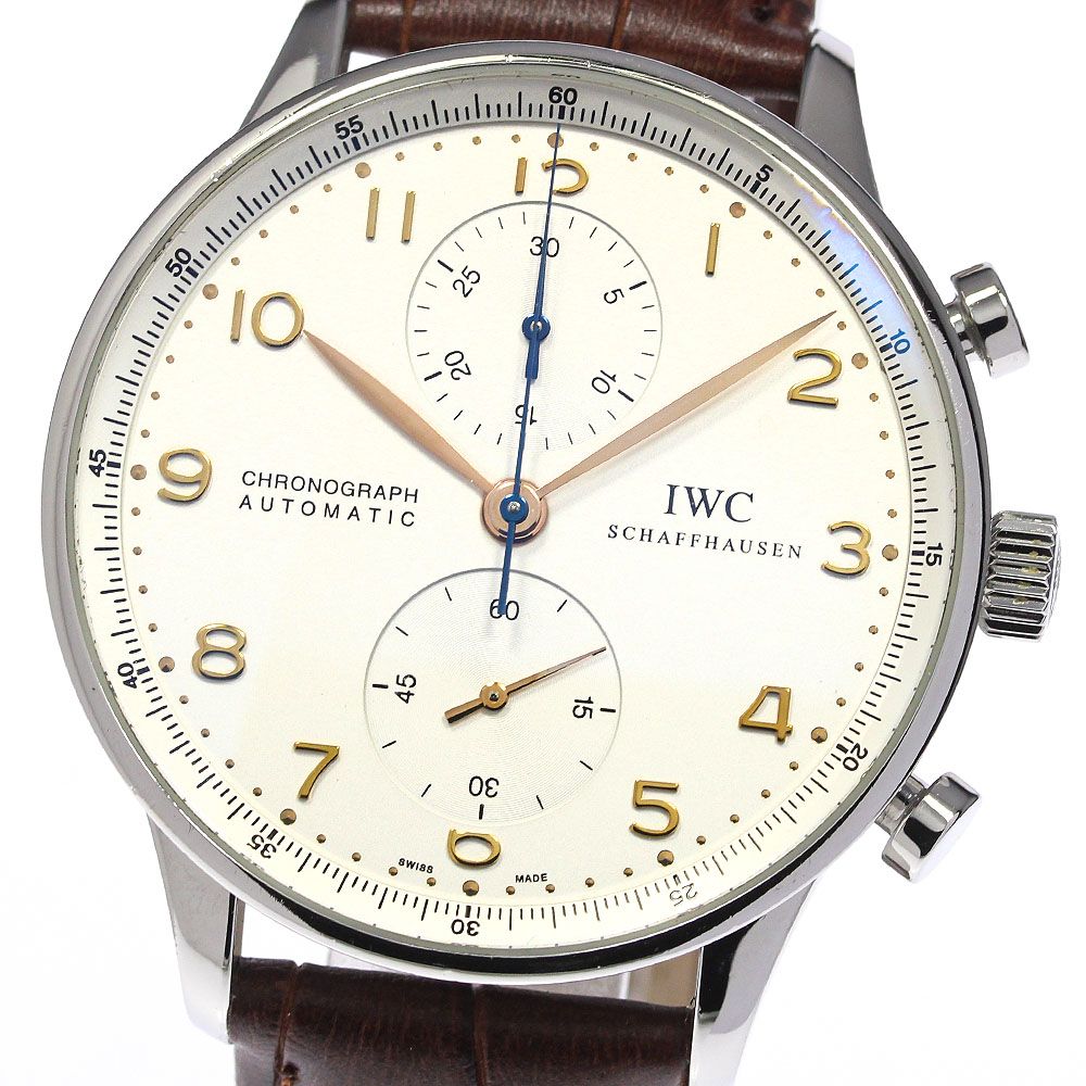 IWC SCHAFFHAUSEN】IWC ポルトギーゼ クロノグラフ IW371401 自動巻き ...