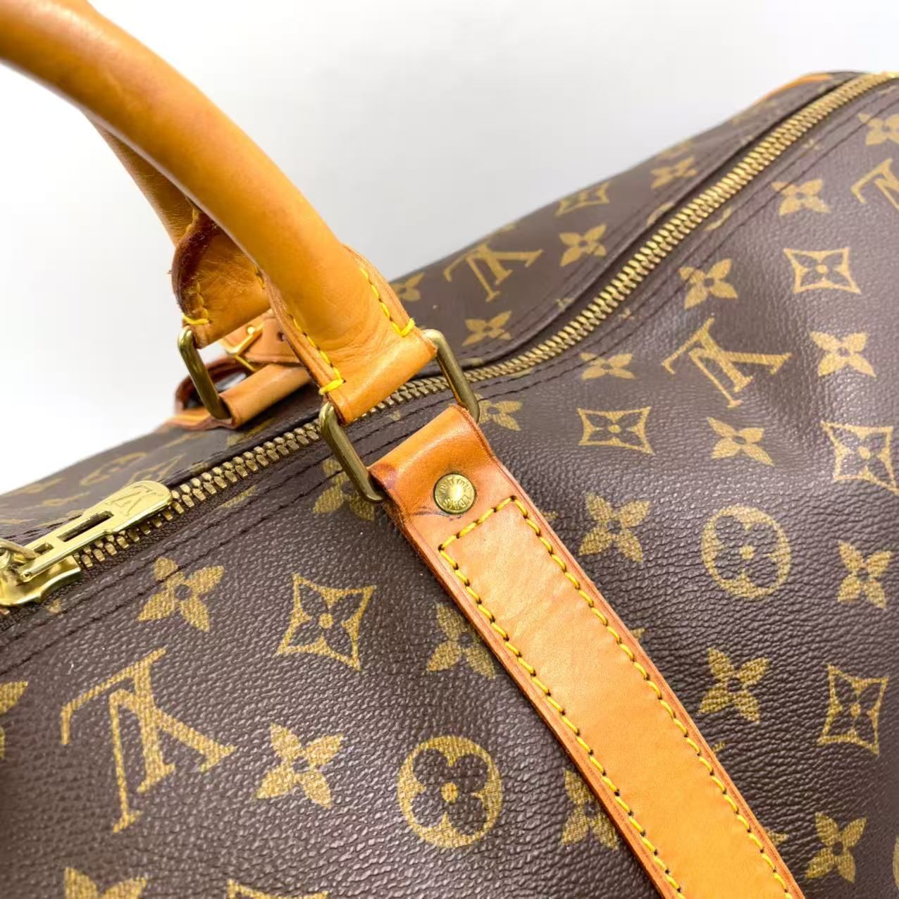 ブラウン ボストンバッグ