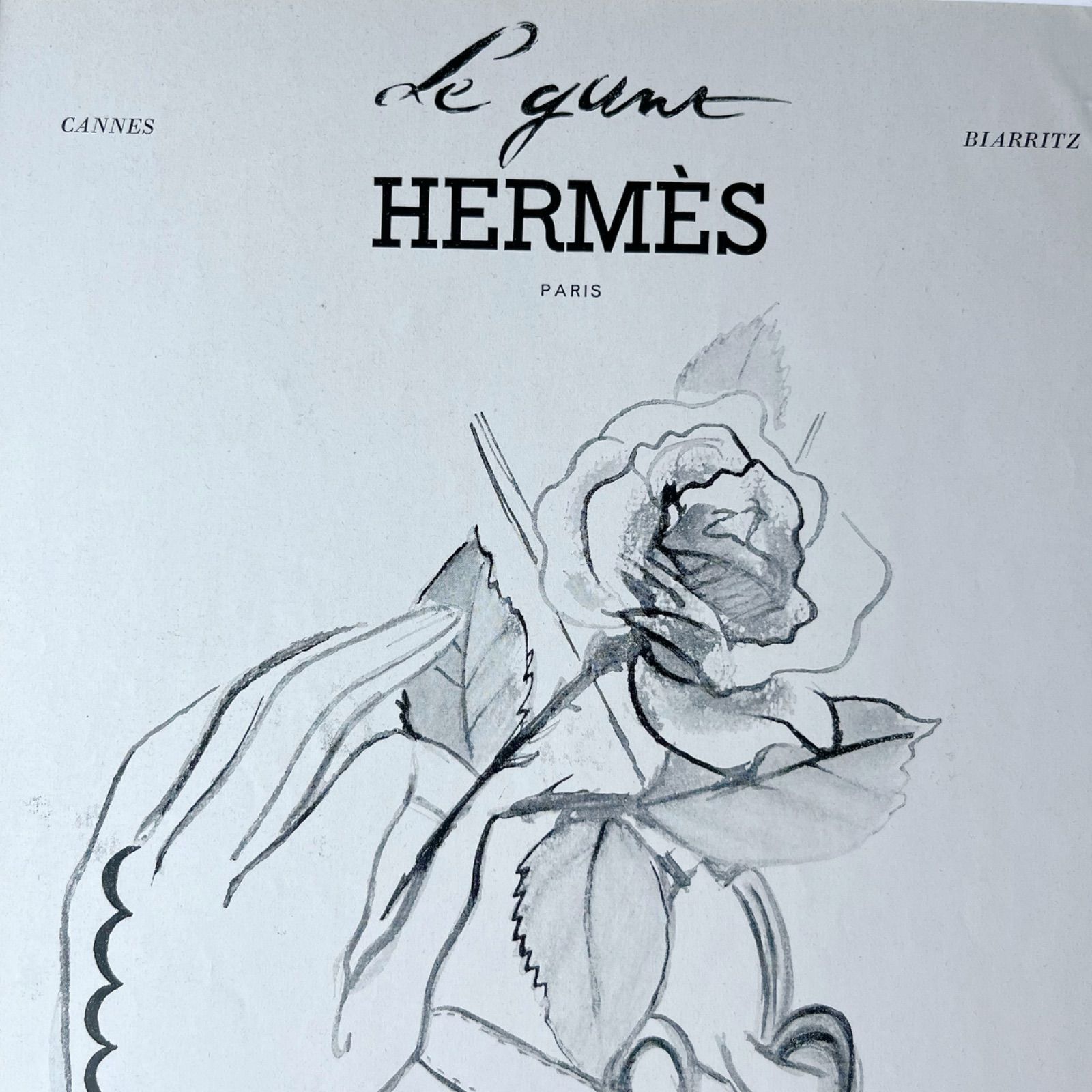 超お得！！1941 広告＞HERMES エルメス ポスター ヴィンテージ