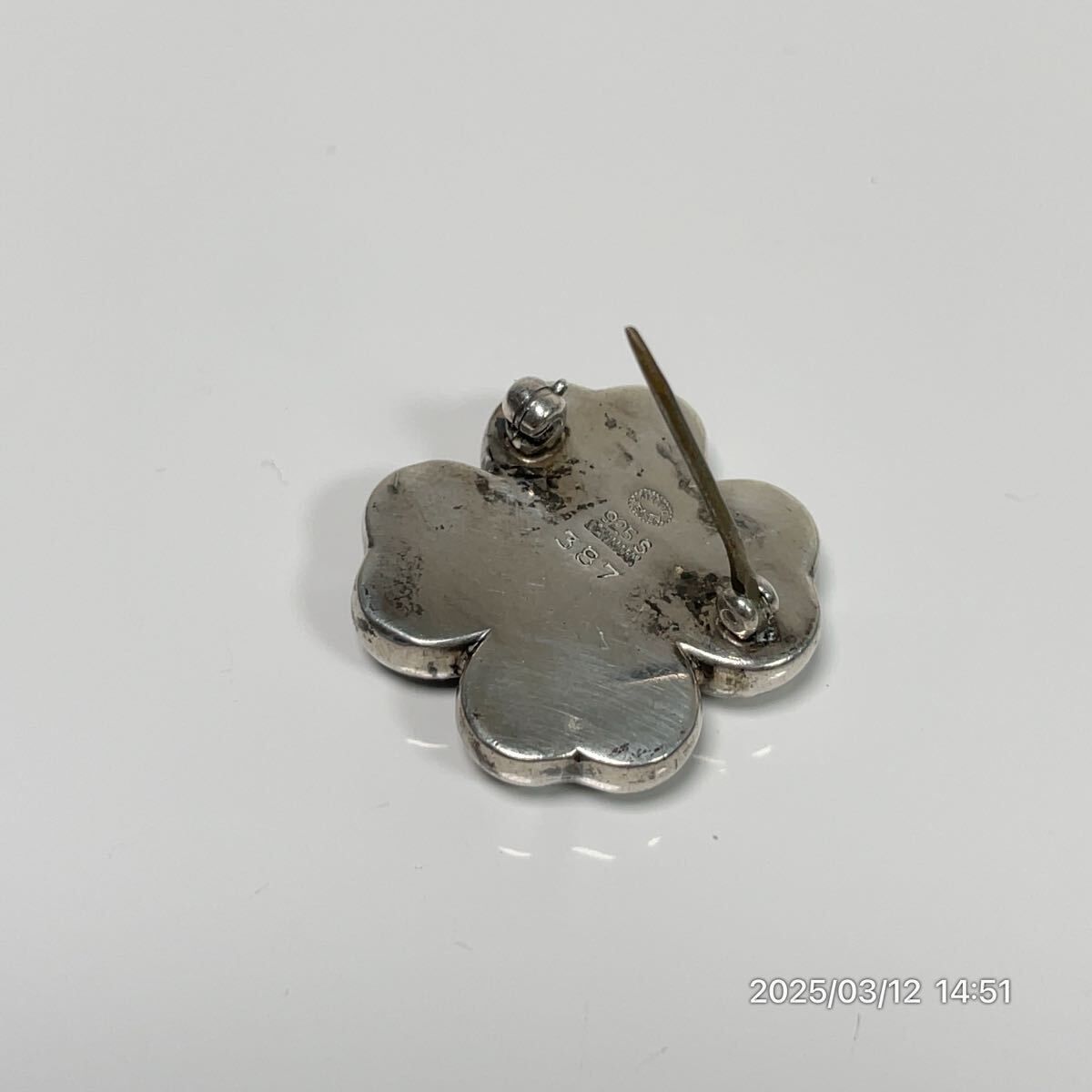 SILVER925 SV925 GEORG JENSEN ジョージジェンセン 387 四葉 