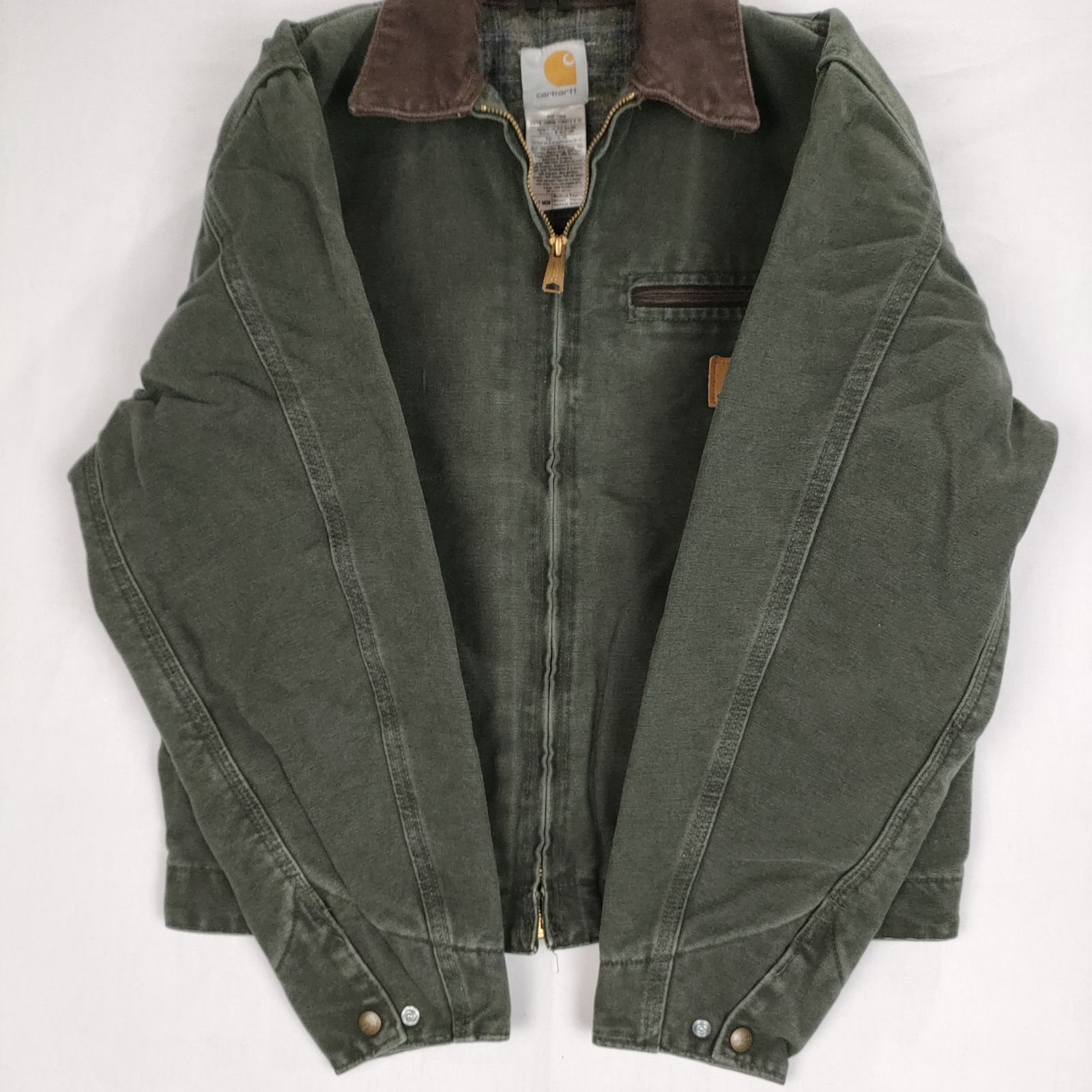 大人気な Carhartt デトロイトジャケット モスグリーンJ97 MOS
