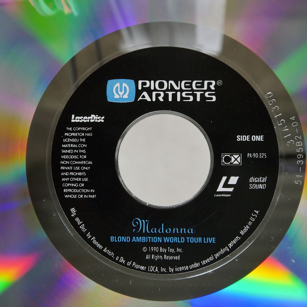 米 US盤 MADONNA/BLOND AMBITION WORLD TOUR LIVE/PIONEER