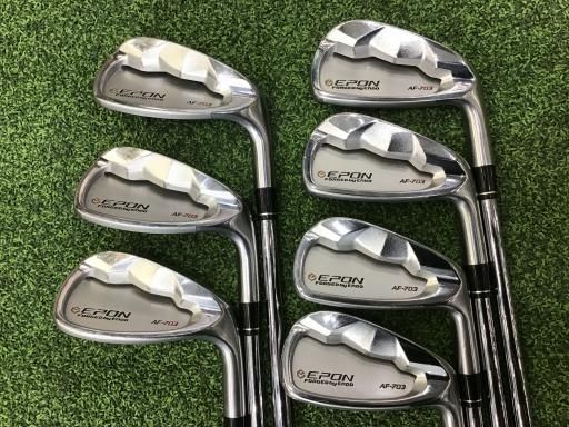 エポンゴルフ株式会社 EPON AF-703 8S アイアンセット IR 純正特注シャフト フレックスS メンズ 男性用 右利き 右用 Cランク ゴルフクラブ