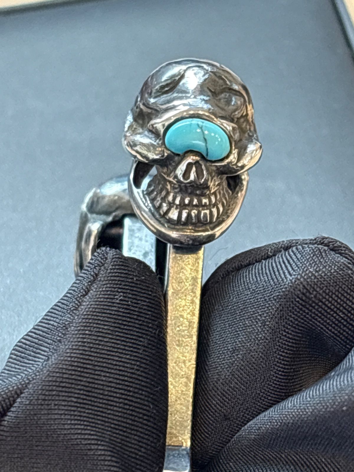 ストップライト STOPLIGHT スカル ターコイズ トップ ペンダント