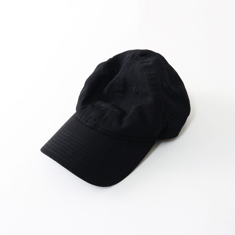 ヨウジヤマモト x ニューエラ YOHJI YAMAMOTO NEW ERA 930 YY SIGN MINI|ブラック キャップ ロゴ ウールギャバジン 帽子 2400014404654