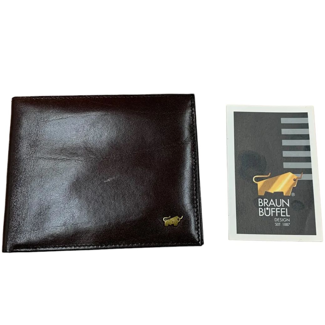 未使用 】 BRAUN BUFFEL 財布 革ドイツ製 ブラウンビュッフェル - メルカリ