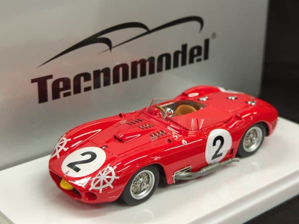 TECNOMODEL 1/43 Mythos series Behra/Simon Maserati 450S 1957 car #2 Le Mans Driver Behra/Simon TM4339A