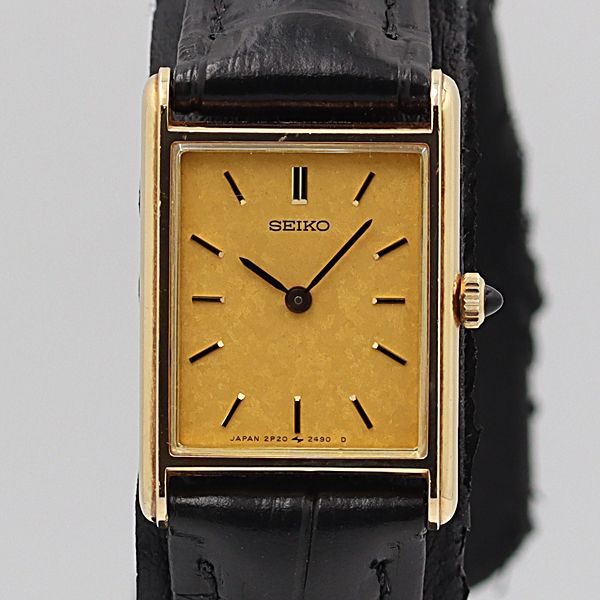 SEIKO セイコー 18KT 2P20-6210 レディース 時計 デッドストック