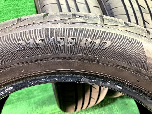 【挑戦中】 BRIDGESTONE サマー ブリヂストン プレイズPX2 215 55R17 4本 6ミリ 2025年