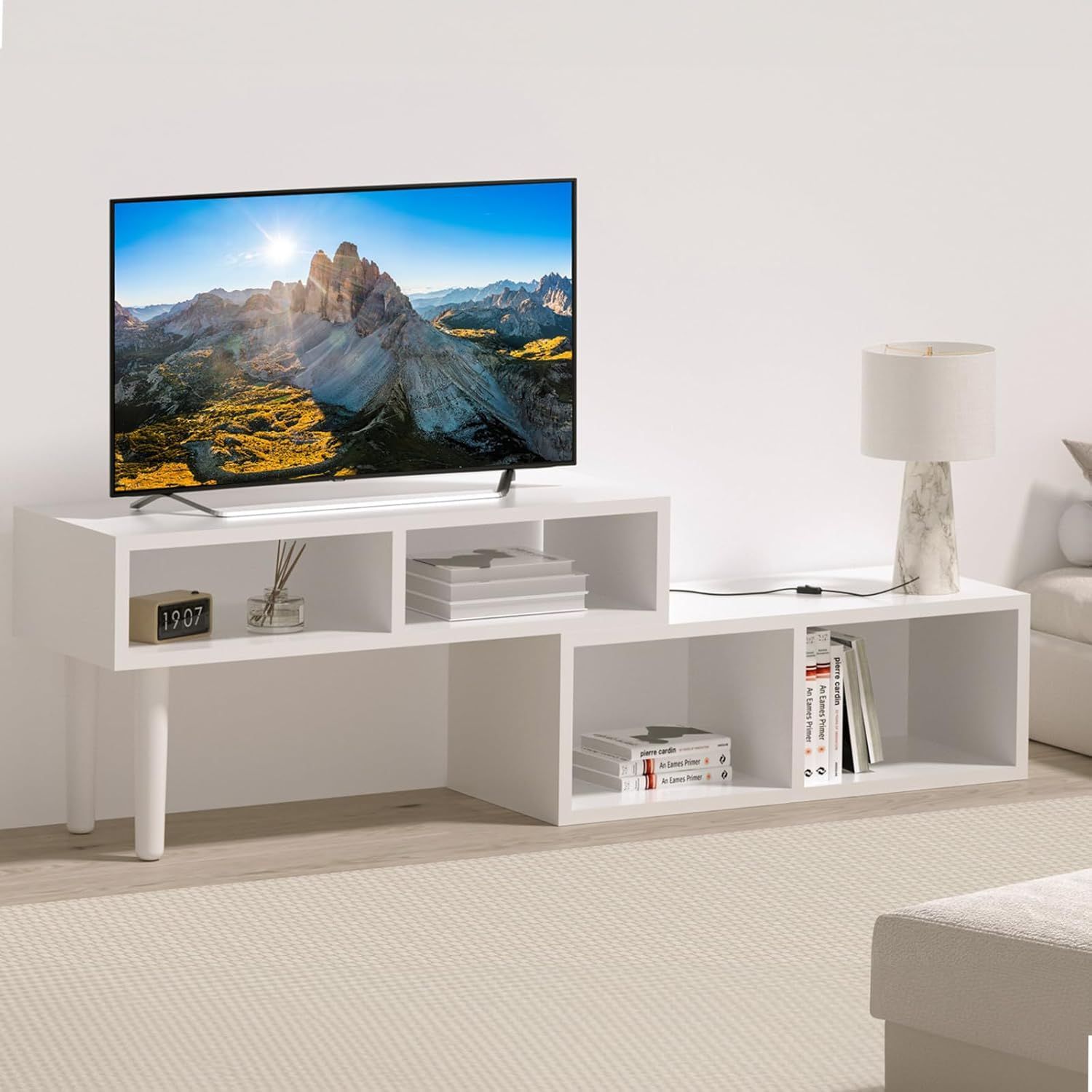 テレビ台 ローボード tv台 テレビラック 伸縮 テレビボード オープン